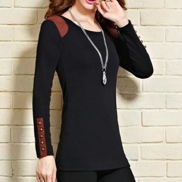 8C-111加絨加厚打底衫 冬季保暖與時(shí)尚的完美結(jié)合